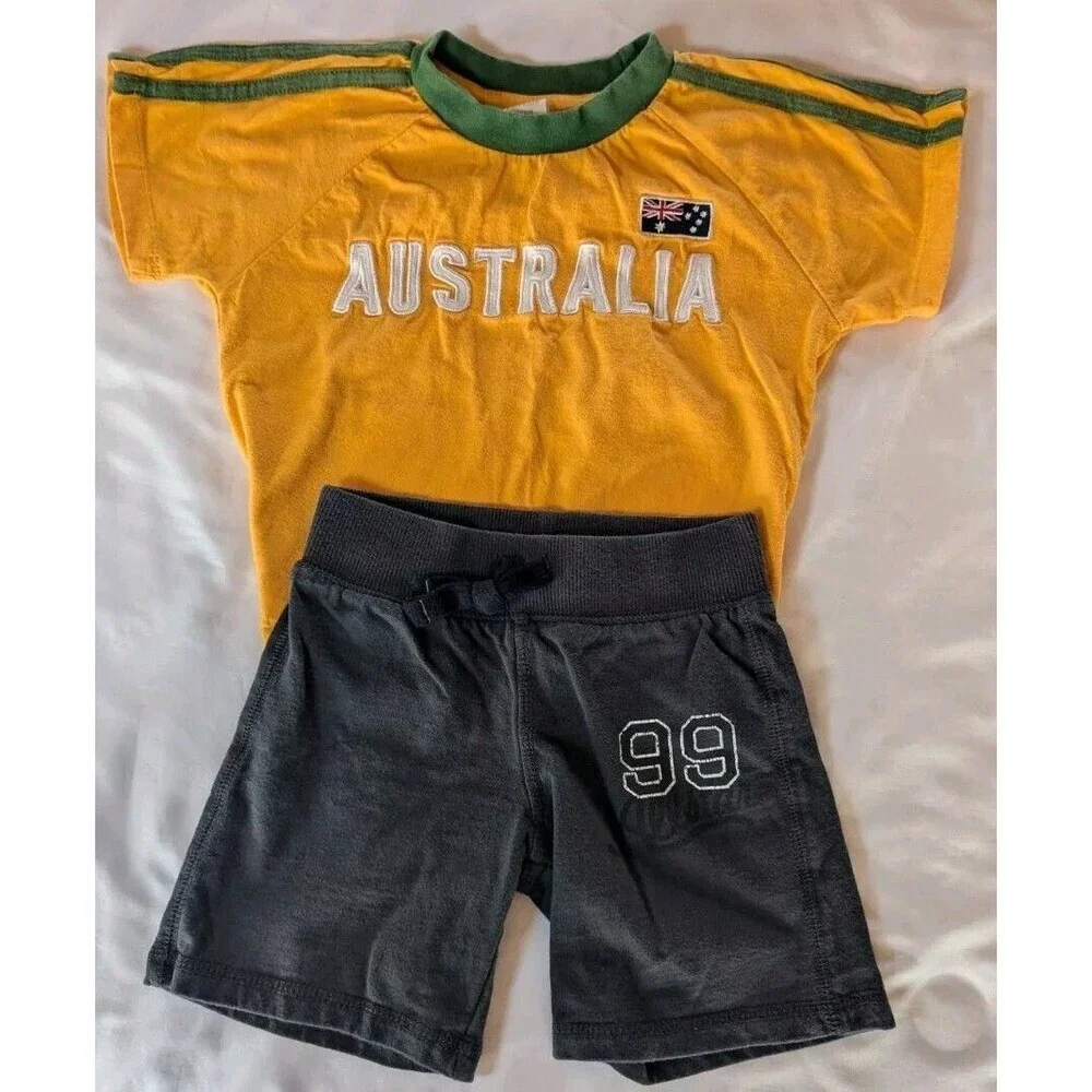 Boys Size 2T Summer Clothing Lot 6 Piece Carter's Polo Children's Place - Picture 10 of 13